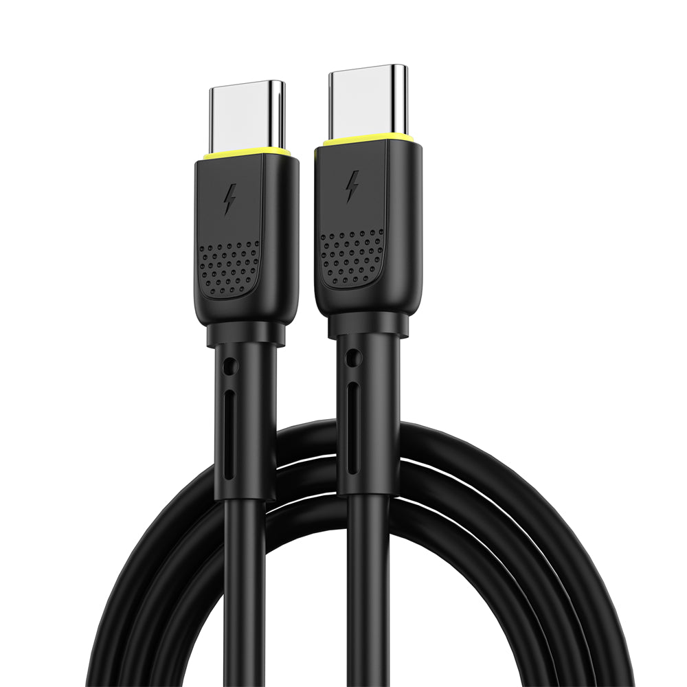 Καλώδιο Δεδομένων και Φόρτισης USB-C - USB-C WiWu Wi-C034, 60W, 1.2m, Μαύρο