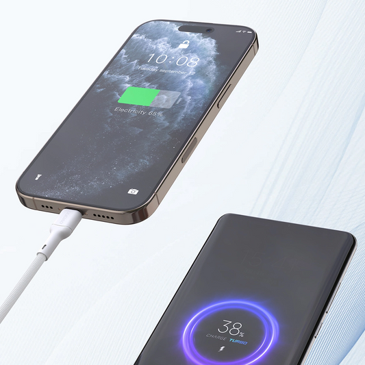 Καλώδιο Δεδομένων και Φόρτισης USB-C - USB-C Dudao L9C Max, 240W, 2m, Λευκό