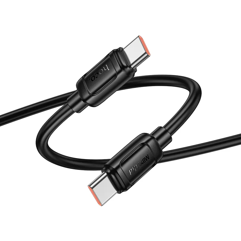 Καλώδιο Δεδομένων και Φόρτισης USB-C - USB-C HOCO X115, 240W, 1m, Μαύρο
