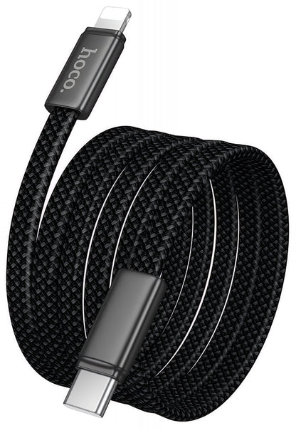 Καλώδιο Δεδομένων και Φόρτισης USB-C - Lightning HOCO X125, 30W, 1m, Μαύρο