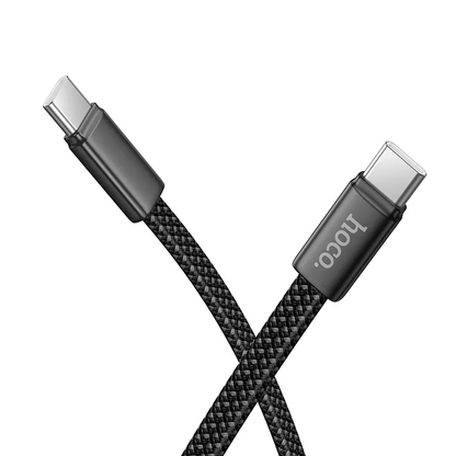 Καλώδιο Δεδομένων και Φόρτισης USB-C - USB-C HOCO X125, 60W, 1m, Μαύρο