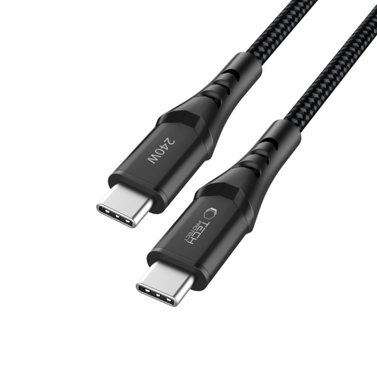 Καλώδιο Δεδομένων και Φόρτισης USB-C - USB-C Tech-Protect UB11T Ultraboost, 240W, 2μ, Μαύρο
