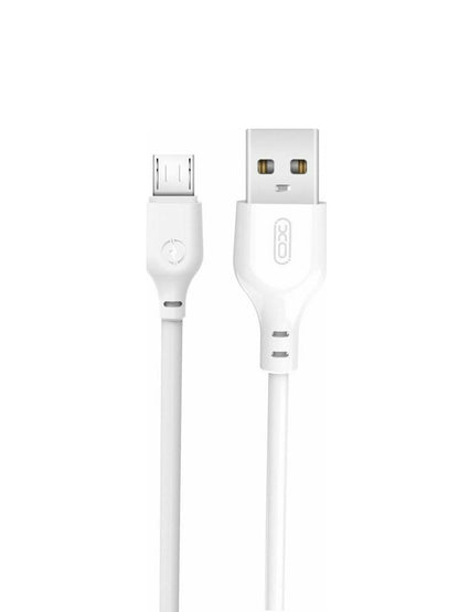 Καλώδιο Δεδομένων και Φόρτισης USB-A - microUSB XO Design NB103, 18W, 2m, Λευκό