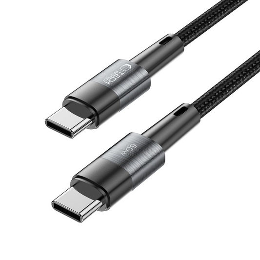 Καλώδιο Δεδομένων και Φόρτισης USB-C - USB-C Tech-Protect Ultraboost, 60W, 1μ, Γκρι