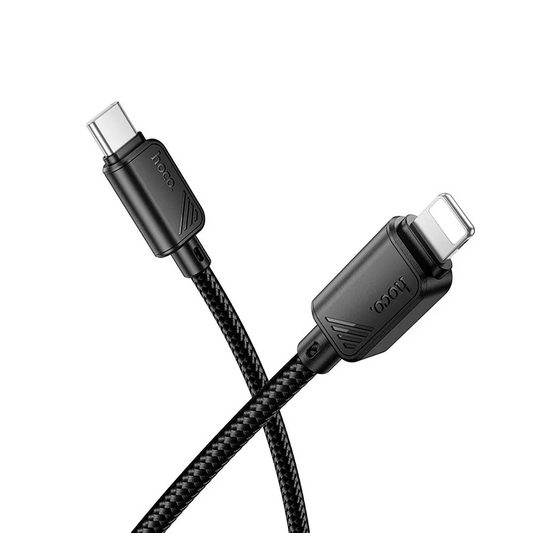 Καλώδιο Δεδομένων και Φόρτισης USB-C - Lightning HOCO X113, 27W, 1μ, Μαύρο
