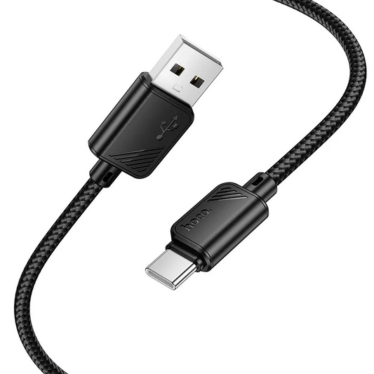 Καλώδιο Δεδομένων και Φόρτισης USB-A - USB-C HOCO X113, 18W, 1μ, Μαύρο