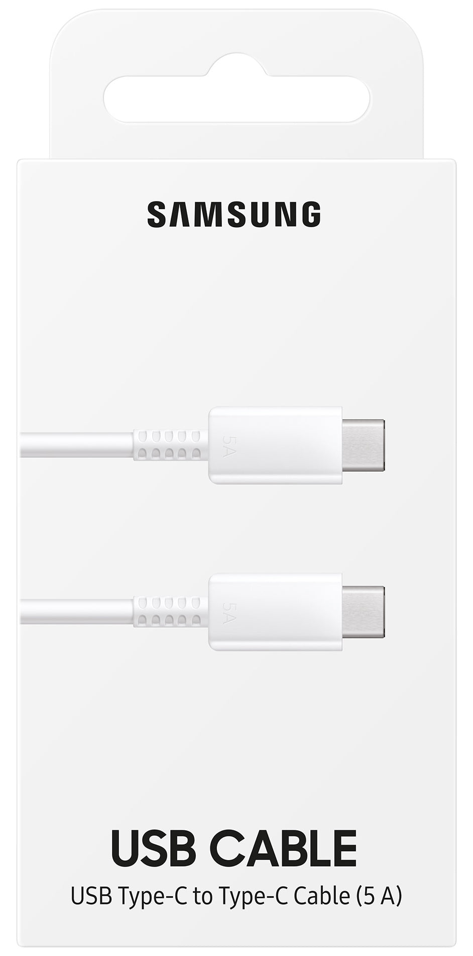 Καλώδιο δεδομένων και φόρτισης USB-C - USB-C Samsung EP-DN975, 100W, 1m, λευκό EP-DN975BWEGWWWW