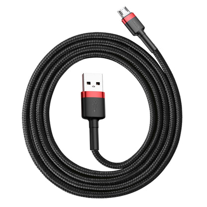 Καλώδιο δεδομένων και φόρτισης USB-A - microUSB Baseus Cafule, 18W, 1m, κόκκινο CAMKLF-B91