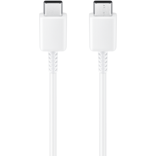 Καλώδιο δεδομένων και φόρτισης USB-C - USB-C Samsung EP-DW767JWE, 25W, 1,8m, λευκό GP-TOU021RFCWWWW