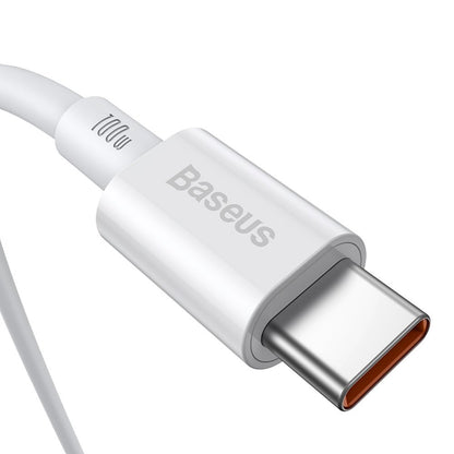 Καλώδιο δεδομένων και φόρτισης USB-C - USB-C Baseus Superior Series, 100W, 2m, λευκό CATYS-C02