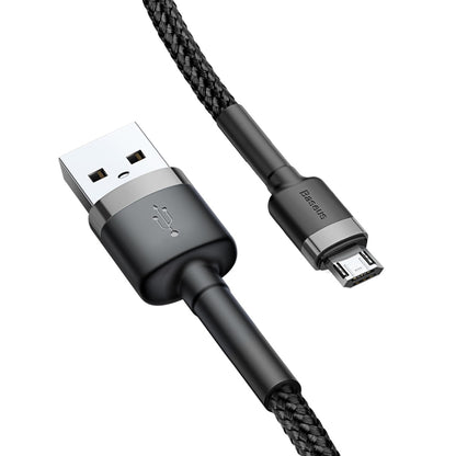 Καλώδιο δεδομένων και φόρτισης USB-A - microUSB Baseus Cafule, 18W, 1m, γκρι CAMKLF-BG1