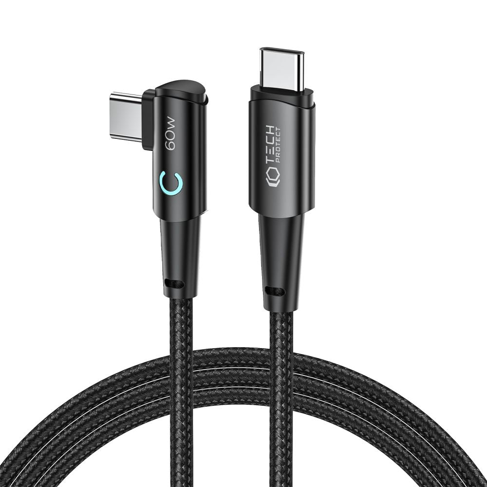 Καλώδιο δεδομένων και φόρτισης USB-C - USB-C Tech-Protect Ultraboost L, 60W, 2m, γκρι 