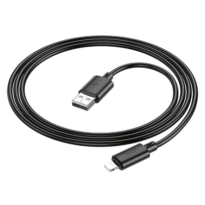 Καλώδιο δεδομένων και φόρτισης USB-A - Lightning HOCO X88, 18W, 1m, Μαύρο 