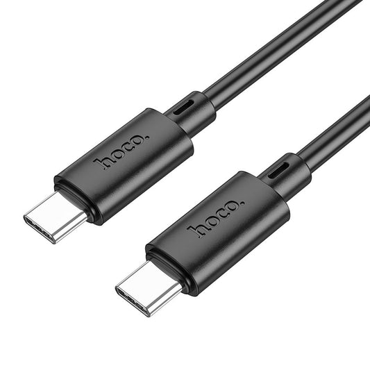 Καλώδιο δεδομένων και φόρτισης USB-C - USB-C HOCO X88, 60W, 1m, Μαύρο 