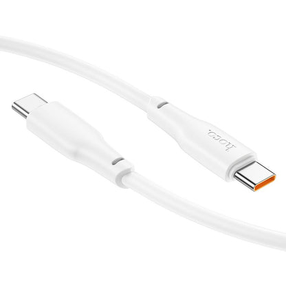 Καλώδιο δεδομένων και φόρτισης USB-C - USB-C HOCO X93, 100W, 1m, λευκό 