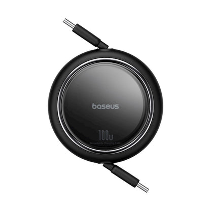 Καλώδιο δεδομένων και φόρτισης USB-C - USB-C Baseus Free2Draw Mini Retractable USB-C, 100W, 1m, Μαύρο P10364500111-00 