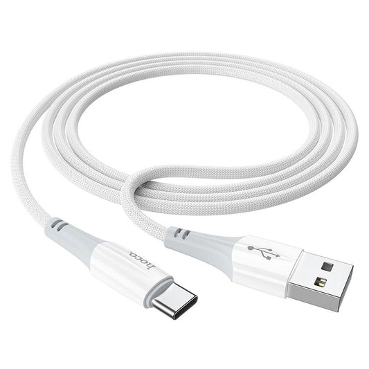 USB-A to USB-C Data and Charging Cable HOCO X70, 60W, 1m, White