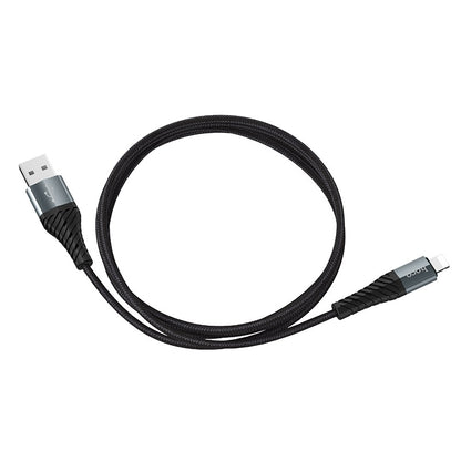 Καλώδιο δεδομένων και φόρτισης USB-A - Lightning HOCO X38 Cool, 18W, 1m, Μαύρο 