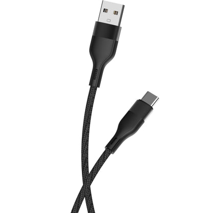 USB-A σε USB-C MaXlife MXUC-07, 20W, 1m, Μαύρο 