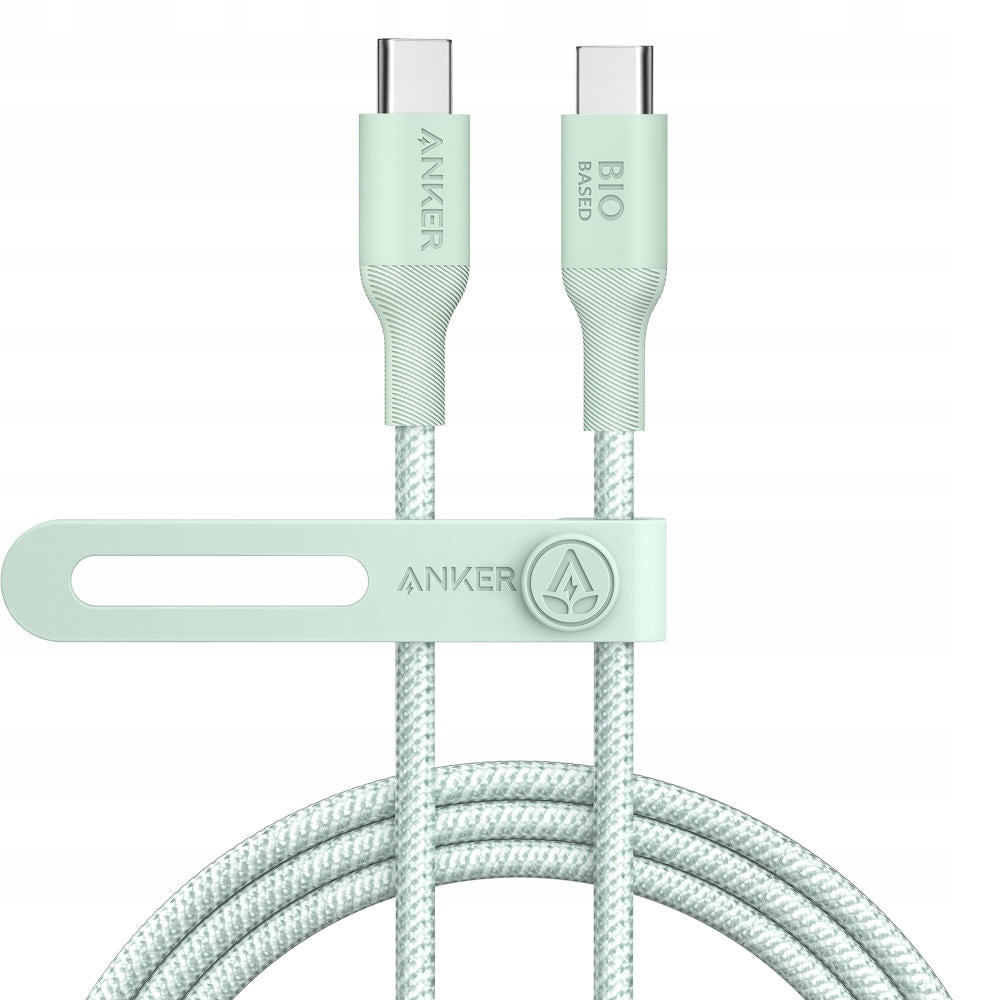 Καλώδιο δεδομένων και φόρτισης USB-C - USB-C Anker 544, 140W, 1.8m, πράσινο A80F6H61 