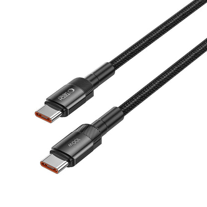 Καλώδιο δεδομένων και φόρτισης USB-C - USB-C Tech-Protect Ultraboost EVO, 100W, 0,25m, Μαύρο 