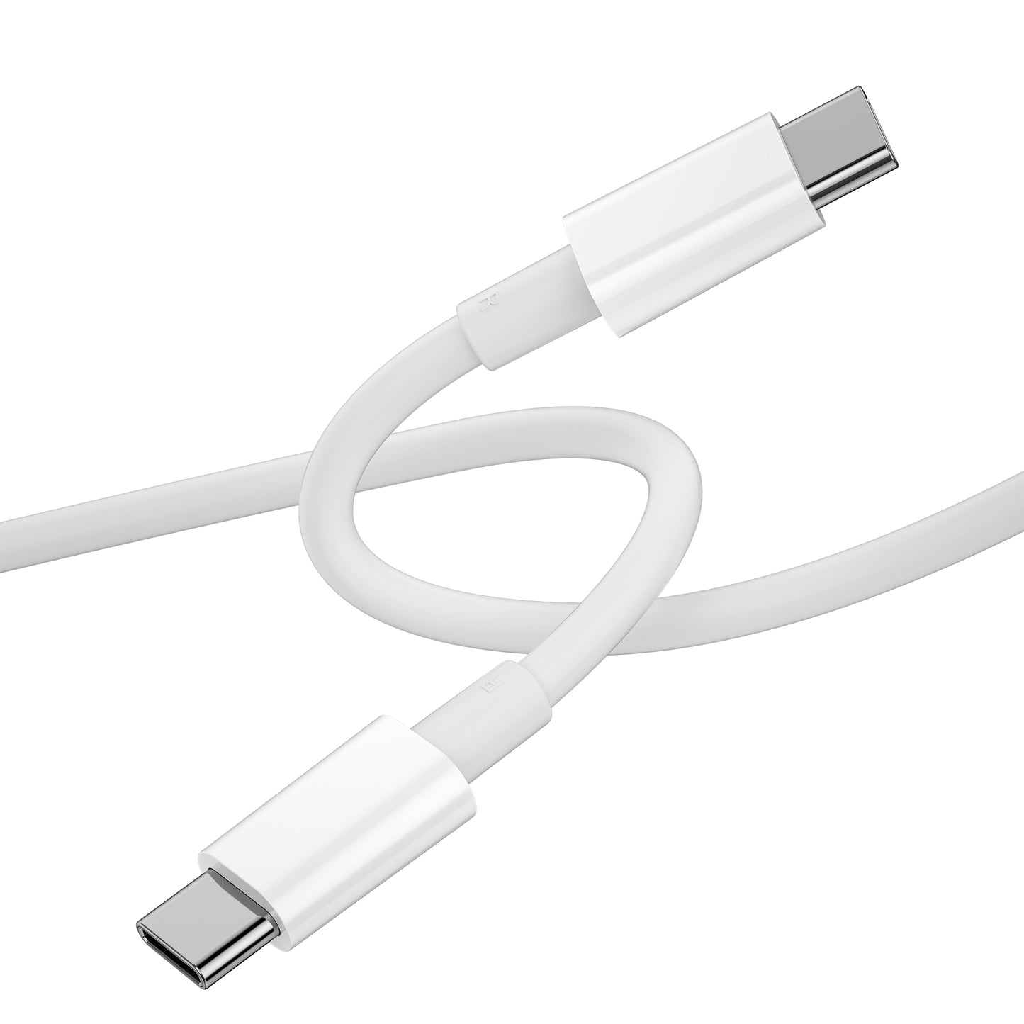 Καλώδιο δεδομένων και φόρτισης USB-C - USB-C WiWu C008, 100W, 1,2m, λευκό 