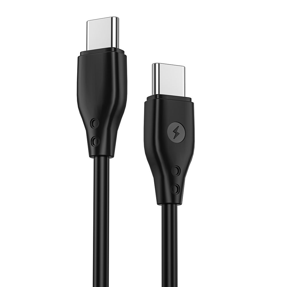 Καλώδιο δεδομένων και φόρτισης USB-C - USB-C WiWu Wi-C002, 67W, 1m, Μαύρο 