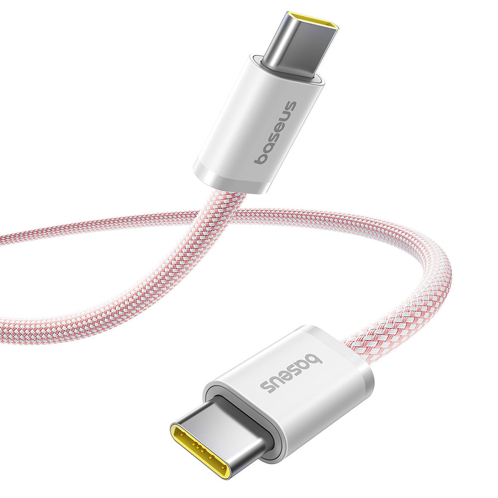Καλώδιο Δεδομένων και Φόρτισης USB-C - USB-C Baseus Dynamic 4 Series, 100W, 2m, Ροζ P10381400411-01