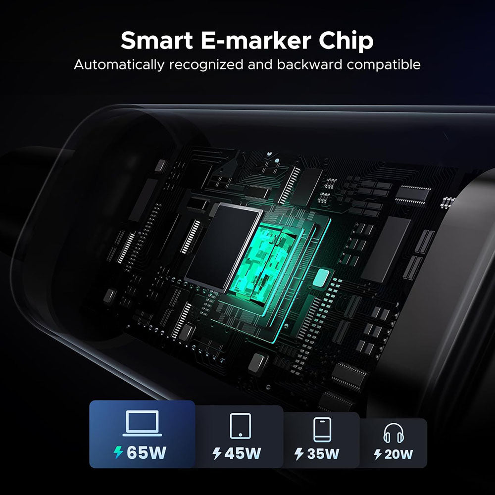 Καλώδιο Δεδομένων και Φόρτισης USB-C - USB-C UGREEN L509, 100W, 1m, Γκρι