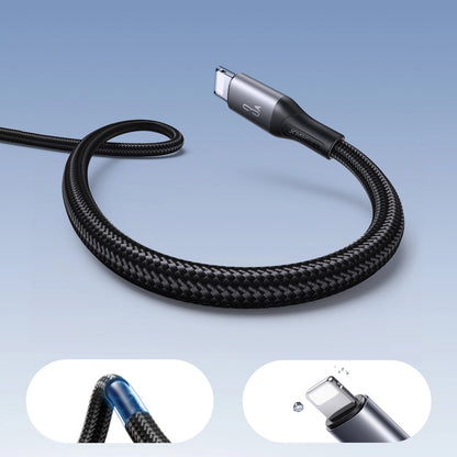 Καλώδιο Δεδομένων και Φόρτισης USB-A - Lightning Joyroom S-A28 Flash, 18W, 2m, Μαύρο