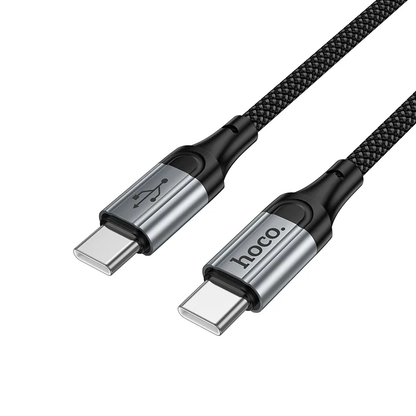 Καλώδιο Δεδομένων και Φόρτισης USB-C - USB-C HOCO X121, 60W, 1.5m, Μαύρο