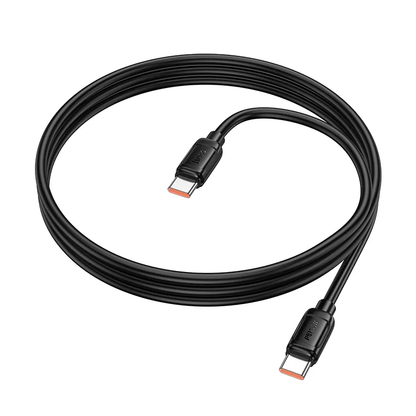 Καλώδιο Δεδομένων και Φόρτισης USB-C - USB-C HOCO X115, 240W, 1m, Μαύρο