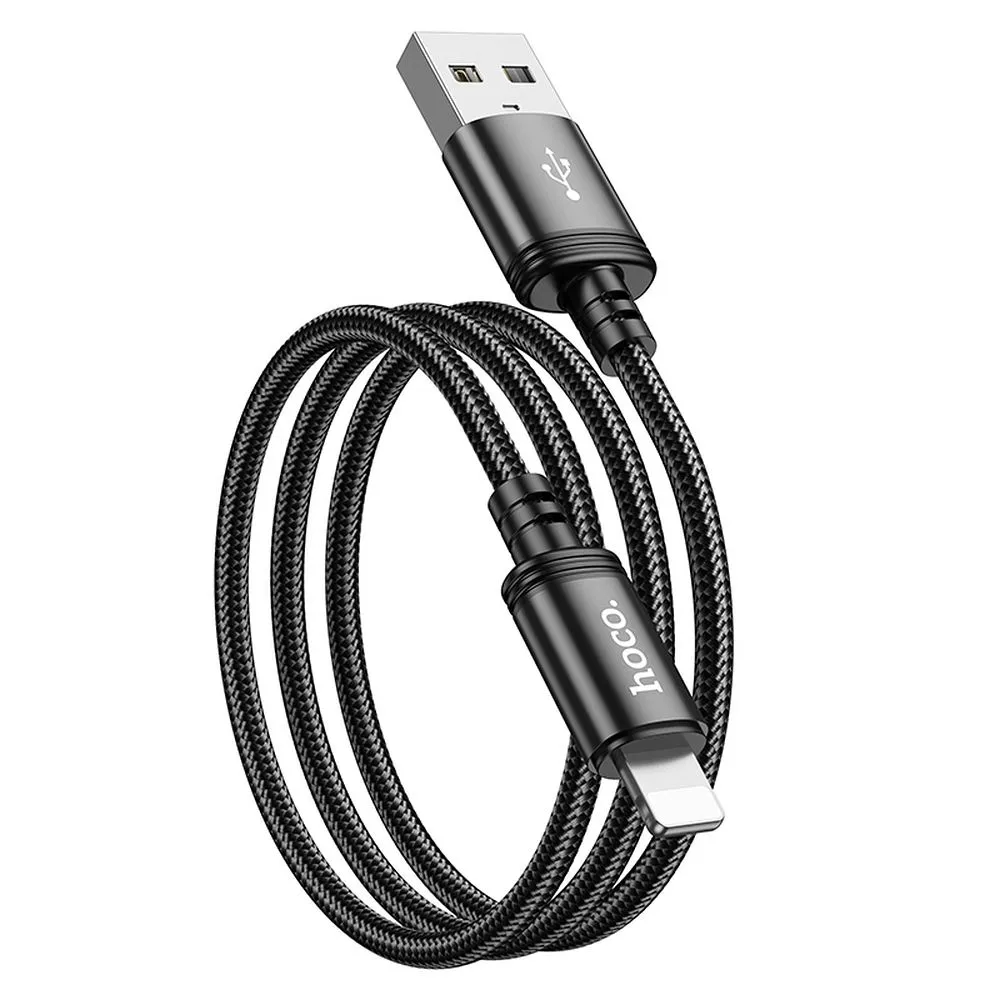 Καλώδιο Δεδομένων και Φόρτισης USB-A - Lightning HOCO X89, 18W, 1m, Μαύρο