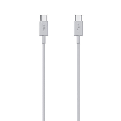 Καλώδιο Δεδομένων και Φόρτισης USB-C - USB-C Allity. AUC-03, 100W, 2m, Λευκό