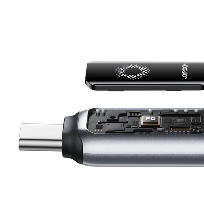 Καλώδιο Δεδομένων και Φόρτισης USB-C - Lightning Joyroom S-A55 StarFlight Display, 30W, 1.2m, Μαύρο