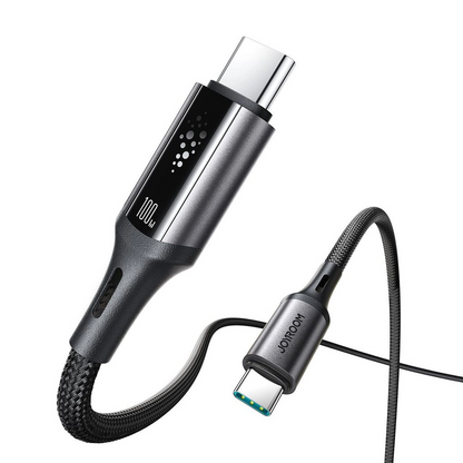 Καλώδιο Δεδομένων και Φόρτισης USB-C - USB-C Joyroom S-A60 StarTalk, 100W, 1.2m, Μαύρο