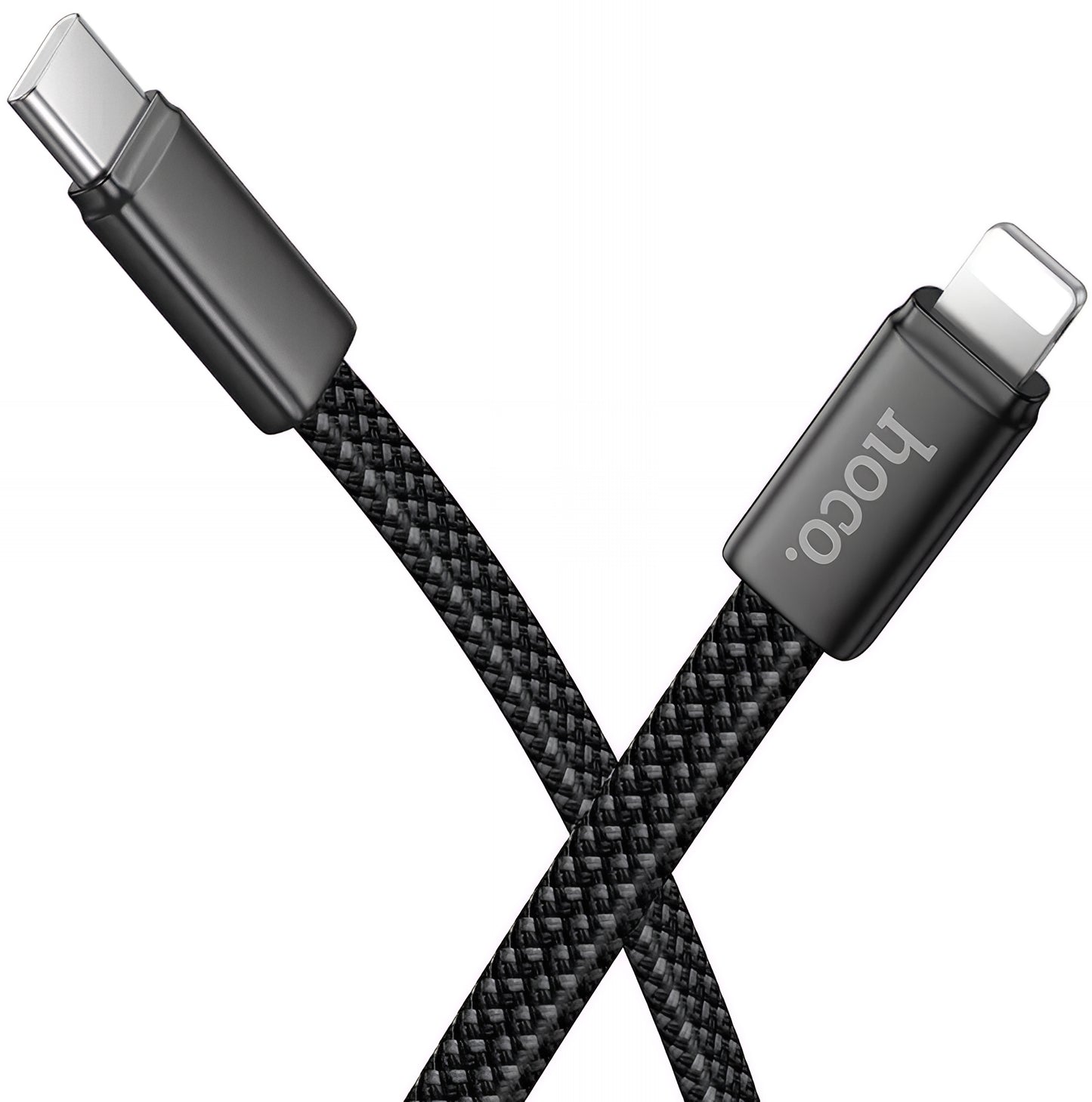 Καλώδιο Δεδομένων και Φόρτισης USB-C - Lightning HOCO X125, 30W, 1m, Μαύρο