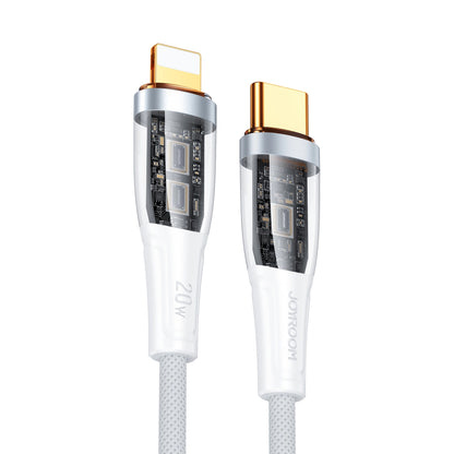 Καλώδιο Δεδομένων και Φόρτισης USB-C - Lightning Joyroom S-CL020A3, 20W, 1.2m, Λευκό