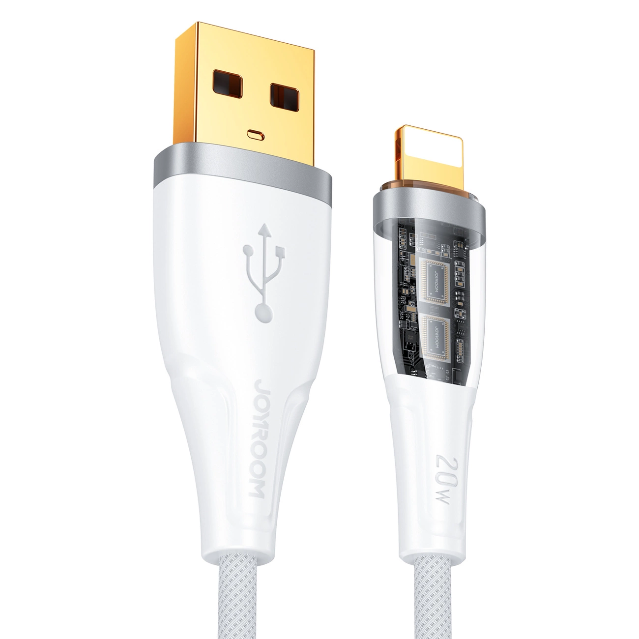 Καλώδιο Δεδομένων και Φόρτισης USB-A - Lightning Joyroom S-UL012A3, 18W, 1.2m, Λευκό