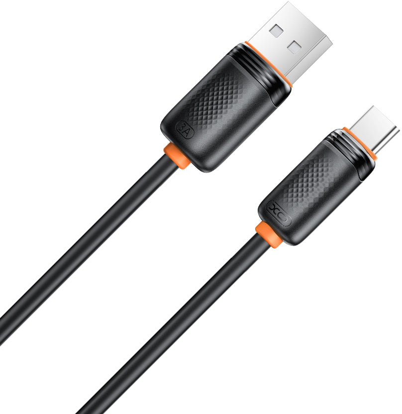 Καλώδιο Δεδομένων και Φόρτισης USB-A - USB-C XO Design NB302, 18W, 1μ, Μαύρο