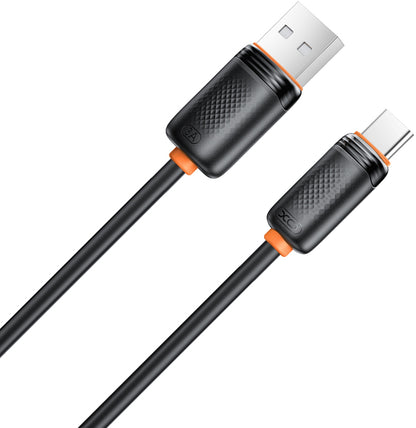 Καλώδιο Δεδομένων και Φόρτισης USB-A - USB-C XO Design NB302, 18W, 1μ, Μαύρο