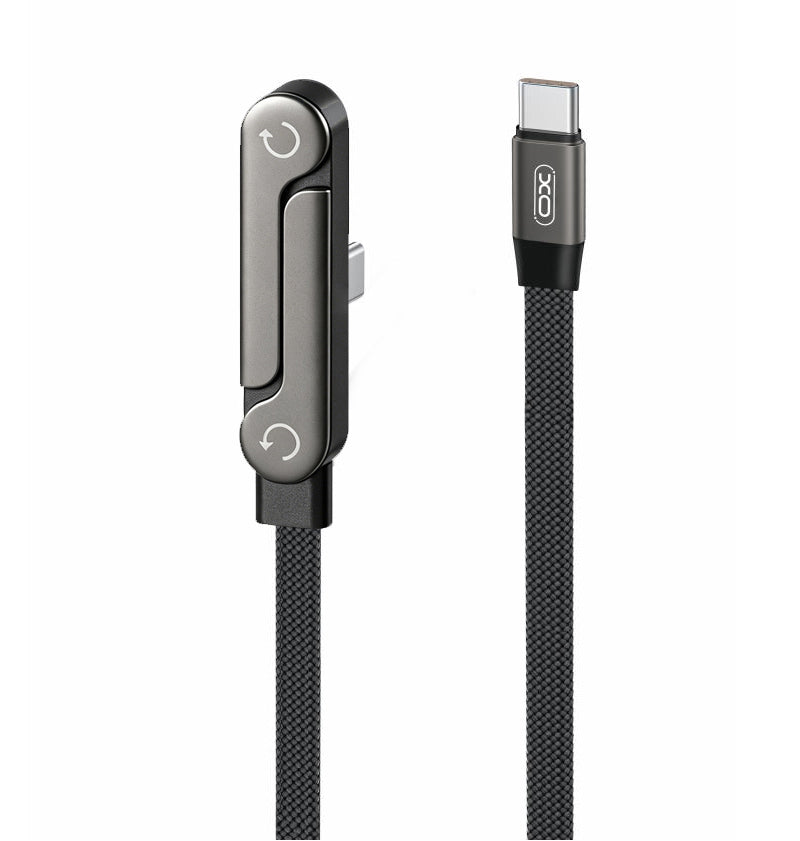 Καλώδιο Δεδομένων και Φόρτισης USB-C - USB-C XO Design NB-Q311, 240W, 1.5m, Μαύρο