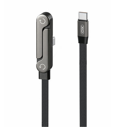 Καλώδιο Δεδομένων και Φόρτισης USB-C - USB-C XO Design NB-Q311, 240W, 1.5m, Μαύρο