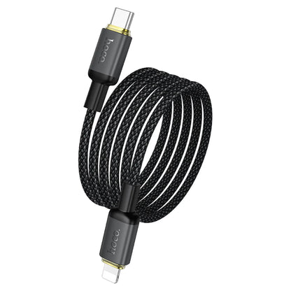 Καλώδιο Δεδομένων και Φόρτισης USB-A - Lightning HOCO X128 Benefit, 12W, 1m, Μαύρο