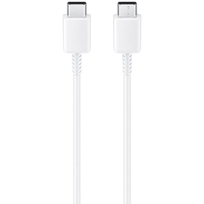 Καλώδιο δεδομένων και φόρτισης USB-C - USB-C Samsung EP-DA705, 25W, 1m, λευκό EP-DA705BWEGWWWW