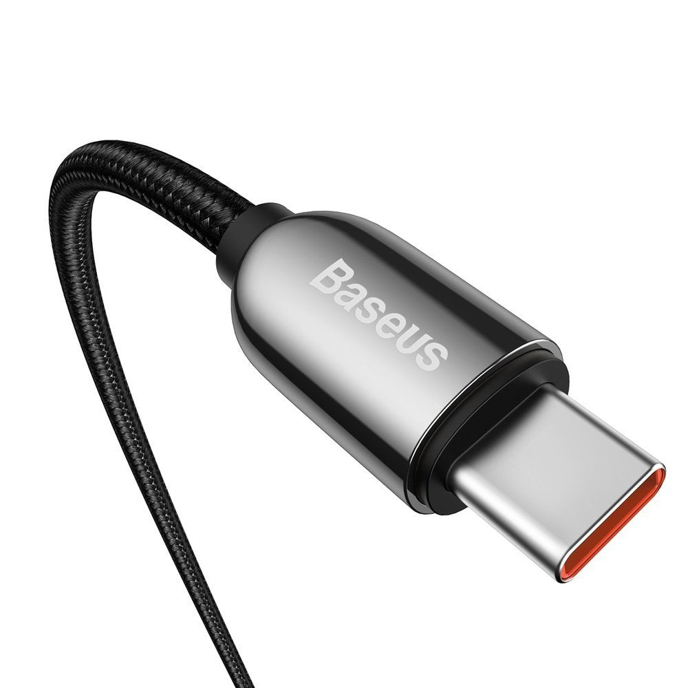 Καλώδιο δεδομένων και φόρτισης USB-C - USB-C Baseus Display, 100W, 1m, μαύρο CATSK-B01