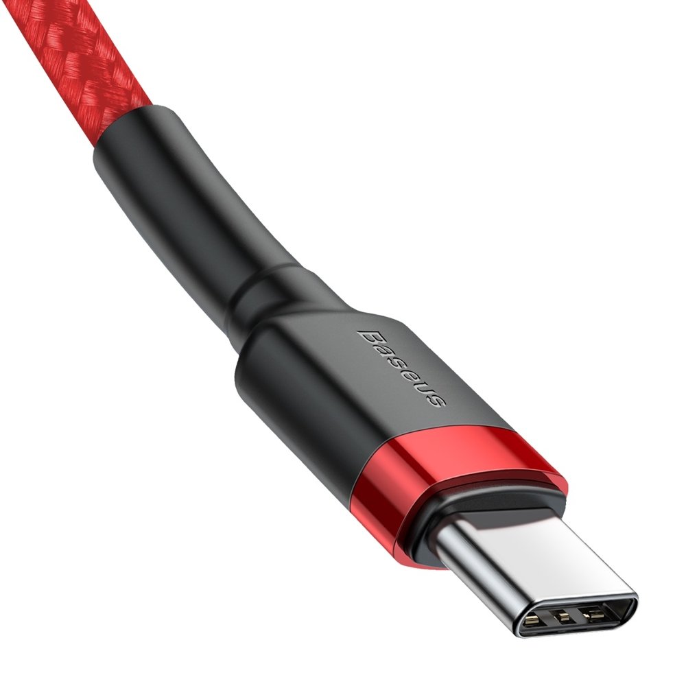 Καλώδιο δεδομένων και φόρτισης USB-C - USB-C Baseus Cafule, 60W, 2m, κόκκινο CATKLF-H09