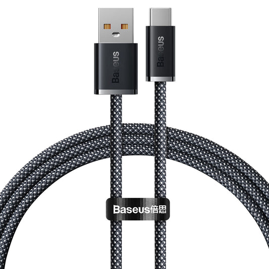 Καλώδιο δεδομένων και φόρτισης USB-A - USB-C Baseus Dynamic Series, 100W, 1m, γκρι CALD000616