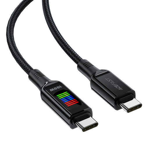 Καλώδιο Δεδομένων και Φόρτισης USB-C - USB-C Acefast C7-03, 100W, 1.2m, Μαύρο