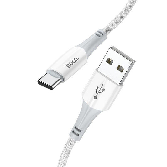 USB-A to USB-C Data and Charging Cable HOCO X70, 60W, 1m, White